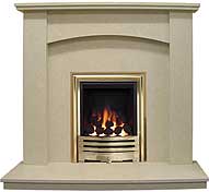  marble gas Fireplace suites
