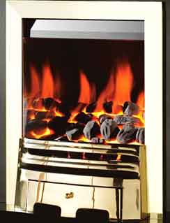 crystal gas fire