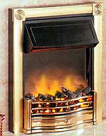  Horton in Brass Electric Fire by Dimplex