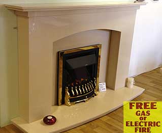 classic arch marble fireplace Liverpool