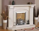 Elizabeth Royale  Limestone Fireplace by Newman Fireplaces