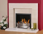 Faro  Limestone Fireplace by Newman Fireplaces