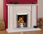Mafra  Limestone Fireplace by Newman Fireplaces