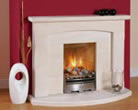 Sintra  Limestone Fireplace by Newman Fireplaces