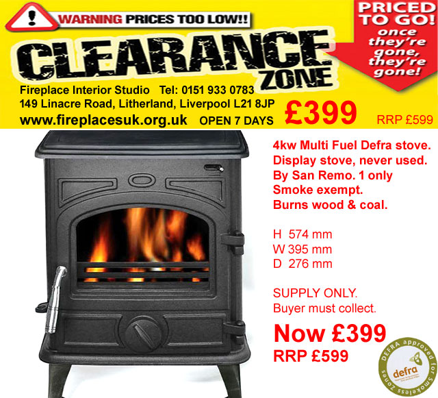 stoves to clear
