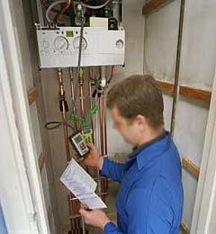 Boiler repairs to heating systems supplied